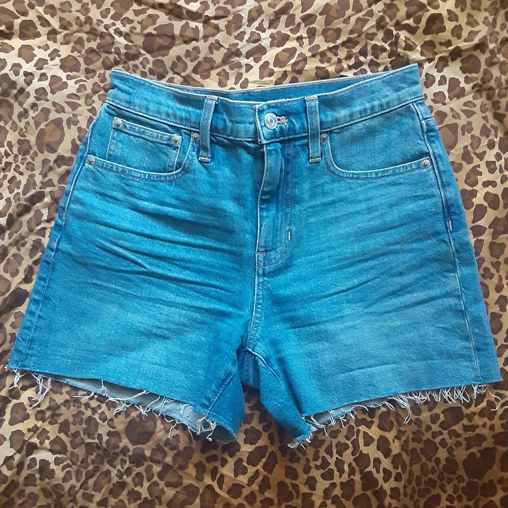 J.CREW DENIM HIGH-RISE SHORTS